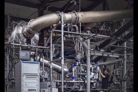 Ricardo’s current large engine test facility; new capabilities will be added next year (image: Ricardo)
